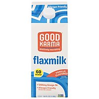 Good Karma Flaxmilk Vanilla - Half Gallon - Image 2