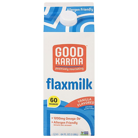 Good Karma Flaxmilk Vanilla - Half Gallon