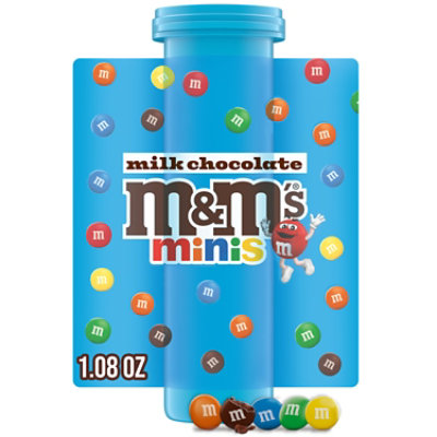 M&M'S Minis Milk Chocolate Candy Tube (Package May Vary) - 1.08 Oz