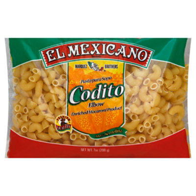 El Mexicano Pasta Codito Elbow Bag - 7 Oz - Image 1