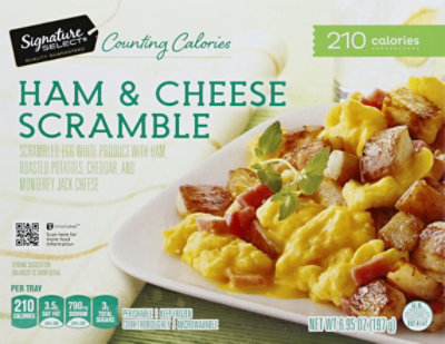 Signature SELECT Counting Calories Frozen Meal Ham & Cheese Scramble Box - 6.95 Oz - Image 2