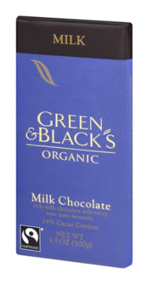 Green & Blacks Organic Milk Chocolate - 3.5 Oz - Image 4