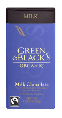Green & Blacks Organic Milk Chocolate - 3.5 Oz - Image 6