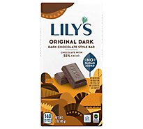 Lilys Chocolate Dark Chocolate Original 55% Cocoa - 3 Oz