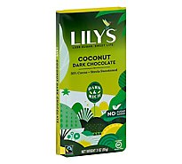 Lilys Chocolate Dark Chocolate Coconut 55% Cocoa - 3 Oz