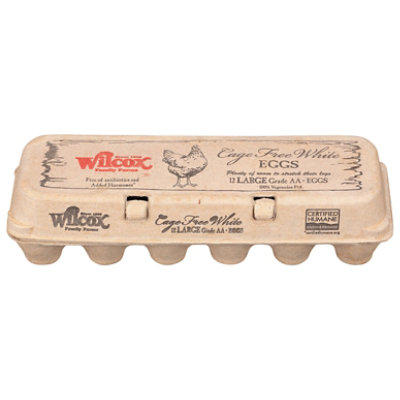Wilcox Family Farms Eggs Large White Cage Free - 12 Count - Image 3