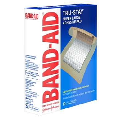 BAND-AID Adhesive Pads Large - 10 Count - Image 4