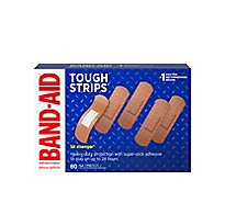 BAND-AID Brand Adhesive Bandages Tough Strips All One Size - 60 Count