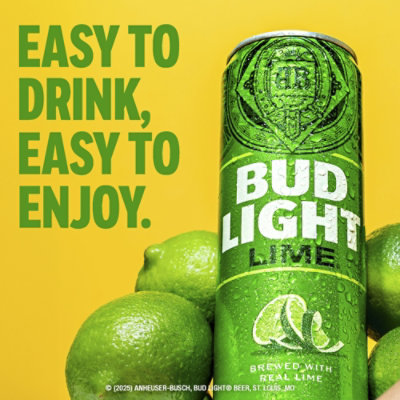 Bud Light 4.2% ABV Lime In Can - 25 Fl. Oz. - Image 2
