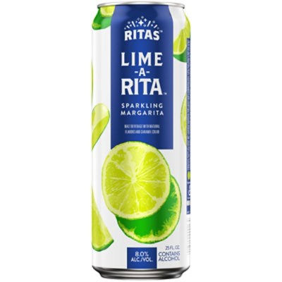 Ritas Lime A Rita Sparkling Margarita Can - 25 Fl. Oz. - Image 1