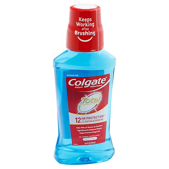 Colgate Total Mouthwash Pro-Shield Antigingivitis Antiplaque Peppermint Blast - 8.4 Fl. Oz.
