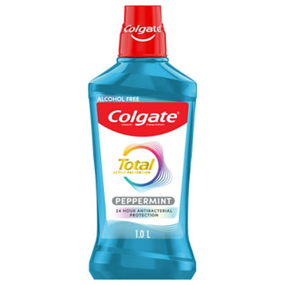 Colgate Total Mouthwash Antigingivitis Antiplaque Peppermint Blast