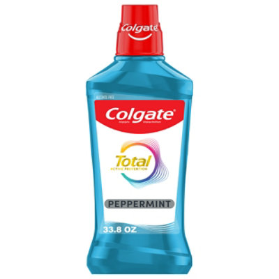 Colgate Total Mouthwash Antigingivitis Antiplaque Peppermint Blast - 33.8 Fl. Oz. - Image 2