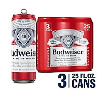 Budweiser Beer Cans - 3-25 Fl. Oz.