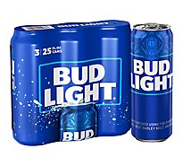 Bud Light Beer Cans - 3-25 Fl. Oz.