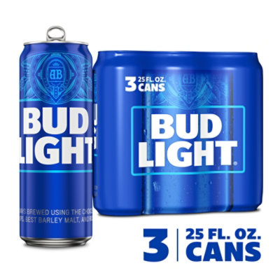 Bud Light Beer Cans - 3-25 Fl. Oz.