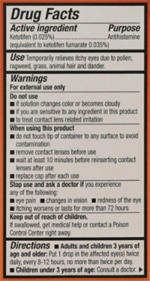 ZADITOR Eye Drops Antihistamine Original Prescription Strength Eye Itch Relief - 0.17 Fl. Oz. - Image 5