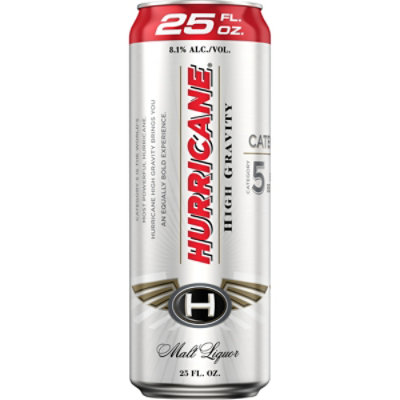 Hurricane High Gravity Malt Liquor Can - 25 Fl. Oz. - Image 1