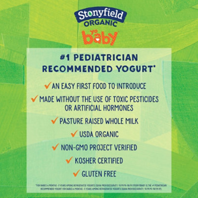 Stonyfield Organic Kids Strawberry Vanilla & Blueberry Lowfat Yogurt Cups - 6-4 Oz - Image 5
