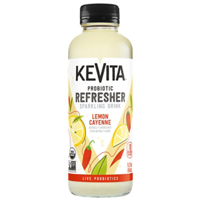 KeVita Sparkling Probiotic Drink Lemon Cayenne - 15.2 Fl. Oz.