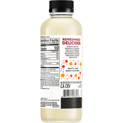KeVita Sparkling Probiotic Drink Lemon Cayenne - 15.2 Fl. Oz. - Image 2