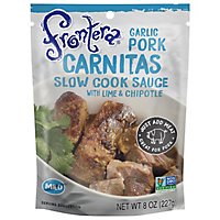Frontera Sauce Slow Cook Carnitas Garlic Pork Mild Pouch - 8 Oz - Image 3