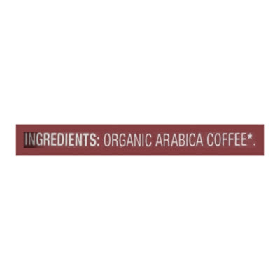 O Organics Coffee Ground Dark Roast Peruvian Chanchamayo - 10 Oz - Image 3