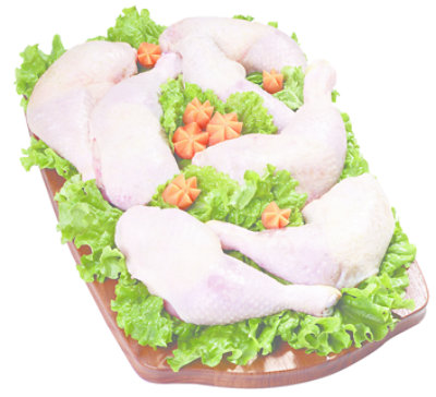 Meat Counter Chicken Leg Quarters Seasoned - 2.00 LB