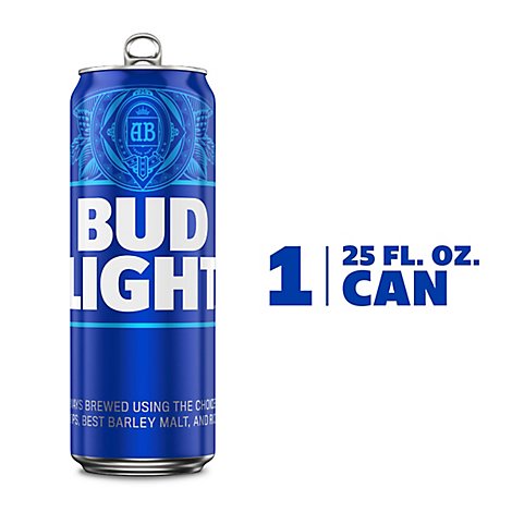 Bud Light Beer Can - 25 Fl. Oz.