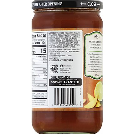Signature SELECT Salsa Chunky Mango-Lime Mild Jar - 24 Oz - Image 4
