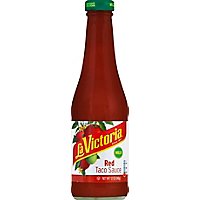 La Victoria Sauce Taco Red Mild Bottle - 12 Oz - Image 2