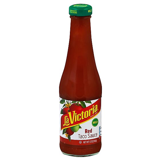 La Victoria Sauce Taco Red Mild Bottle - 12 Oz