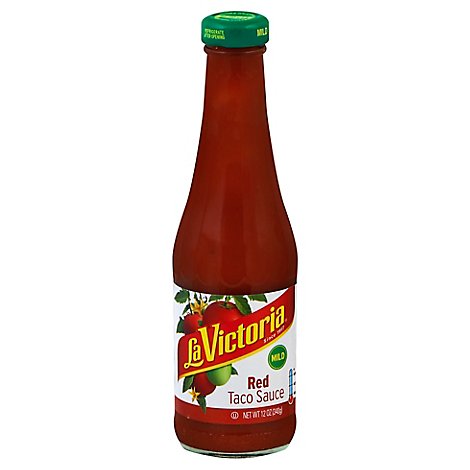 La Victoria Sauce Taco Red Mild Bottle - 12 Oz