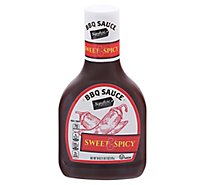 Signature SELECT Sauce Barbecue Sweet & Spicy Bottle - 18 Oz