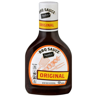 Signature SELECT Sauce Barbecue Original Bottle - 18 Oz - Image 4