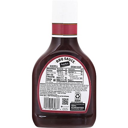Signature SELECT Sauce Barbecue Hickory & Brown Sugar Bottle - 18 Oz - Image 6