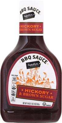 Signature SELECT Sauce Barbecue Hickory & Brown Sugar Bottle - 18 Oz - Image 2