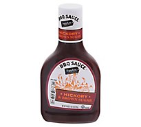 Signature SELECT Sauce Barbecue Hickory & Brown Sugar Bottle - 18 Oz