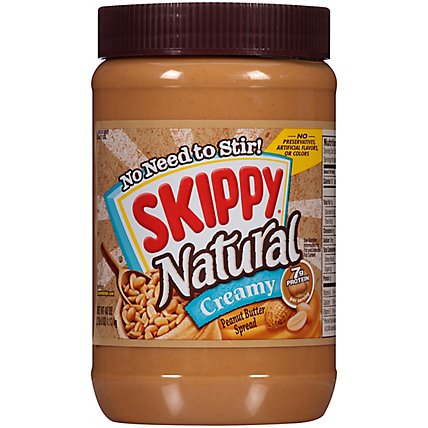 SKIPPY Natural Peanut Butter Spread Creamy - 40 Oz - Image 2