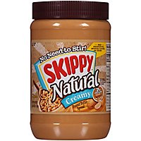 SKIPPY Natural Peanut Butter Spread Creamy - 40 Oz - Image 2