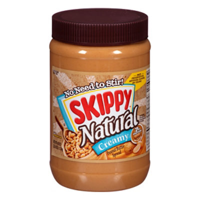 SKIPPY Natural Peanut Butter Spread Creamy - 40 Oz - Image 1