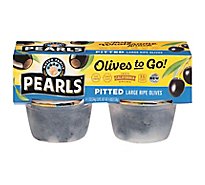 Musco Family Olive Co. Pearls Olives To Go! Pitted California Ripe Black Large - 4-1.2 Oz