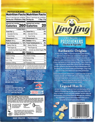 Ling Ling Potstickers Chicken & Vegetable - 24 Oz - Image 6