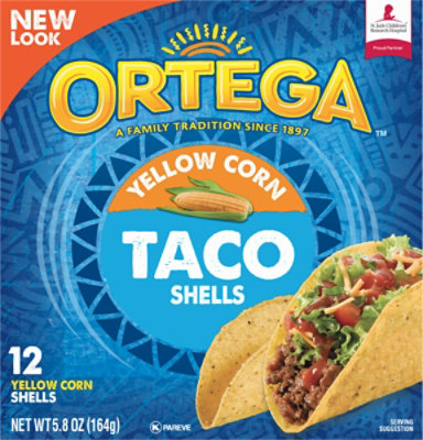 Ortega Taco Shells Yellow Corn Box 12 Count - 5.8 Oz - Image 6