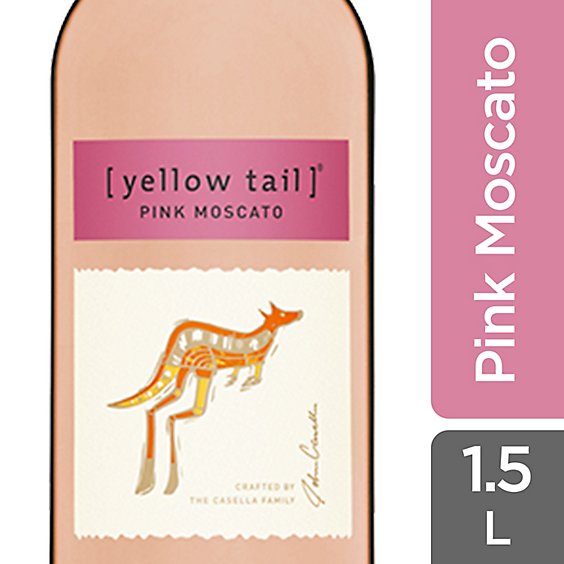Yellow Tail Pink Moscato Wine - 1.5 Liter