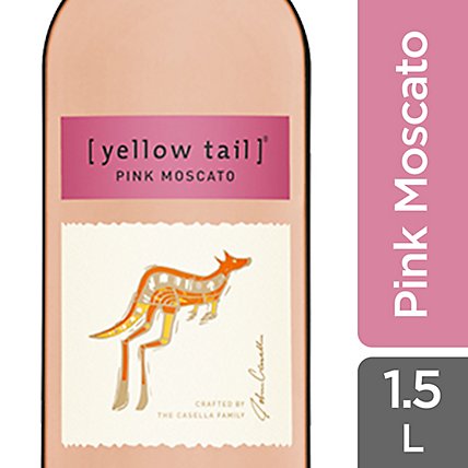 Yellow Tail Pink Moscato Wine - 1.5 Liter - Image 1