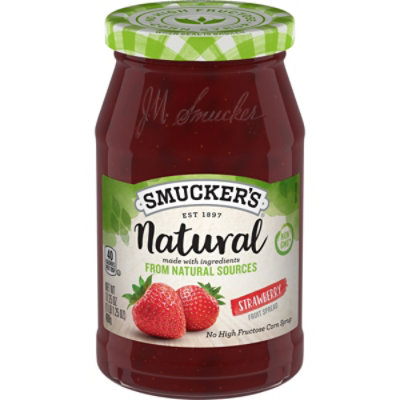 Smuckers Natural Fruit Spread Strawberry - 17.25 Oz - Image 1