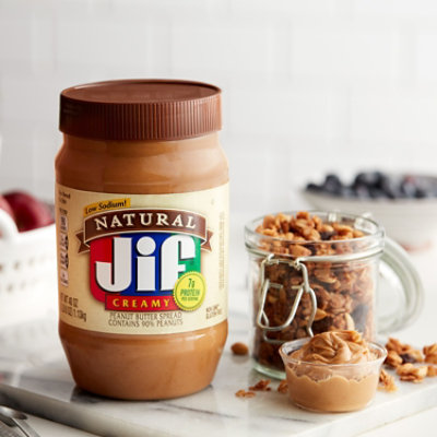 Jif Natural Peanut Butter Creamy - 40 Oz - Image 3