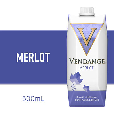 Vendange Wine Red Merlot Go Pack - 500 Ml - Image 1