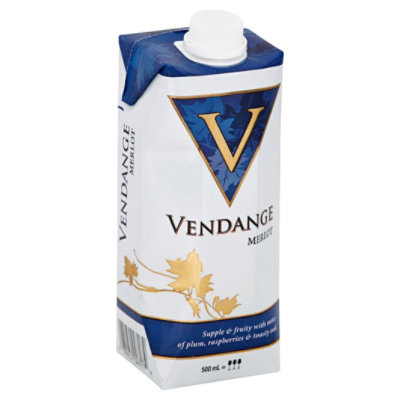 Vendange Wine Red Merlot Go Pack - 500 Ml - Image 1